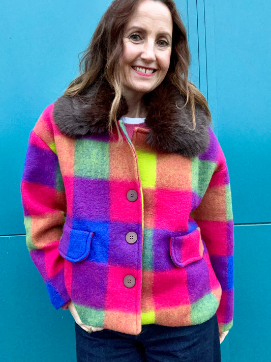 Ricci checked jacket