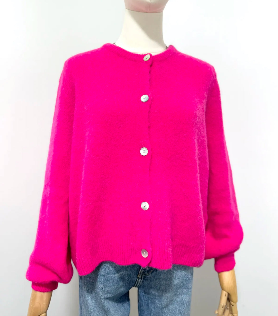 Florence cardigan - Fuschia Pink