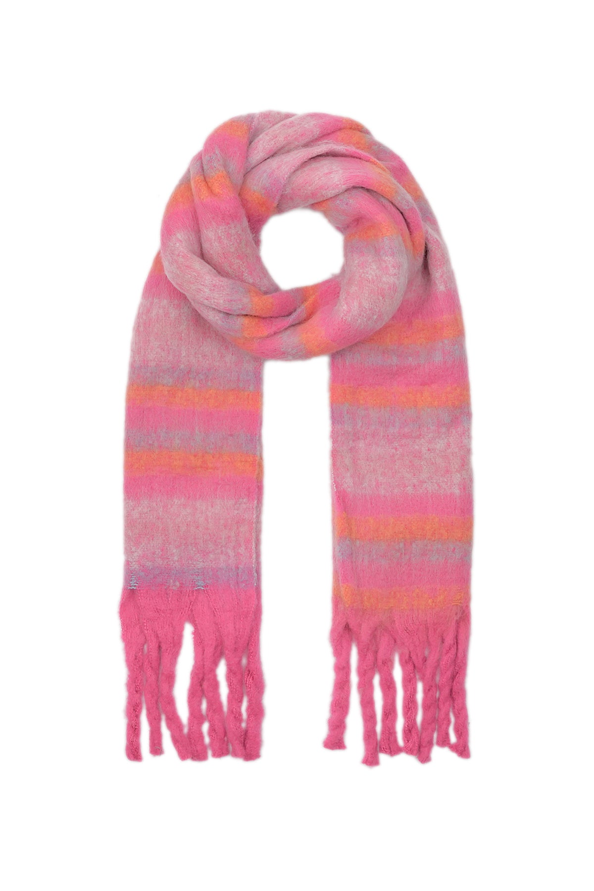 Sunset stripes scarf