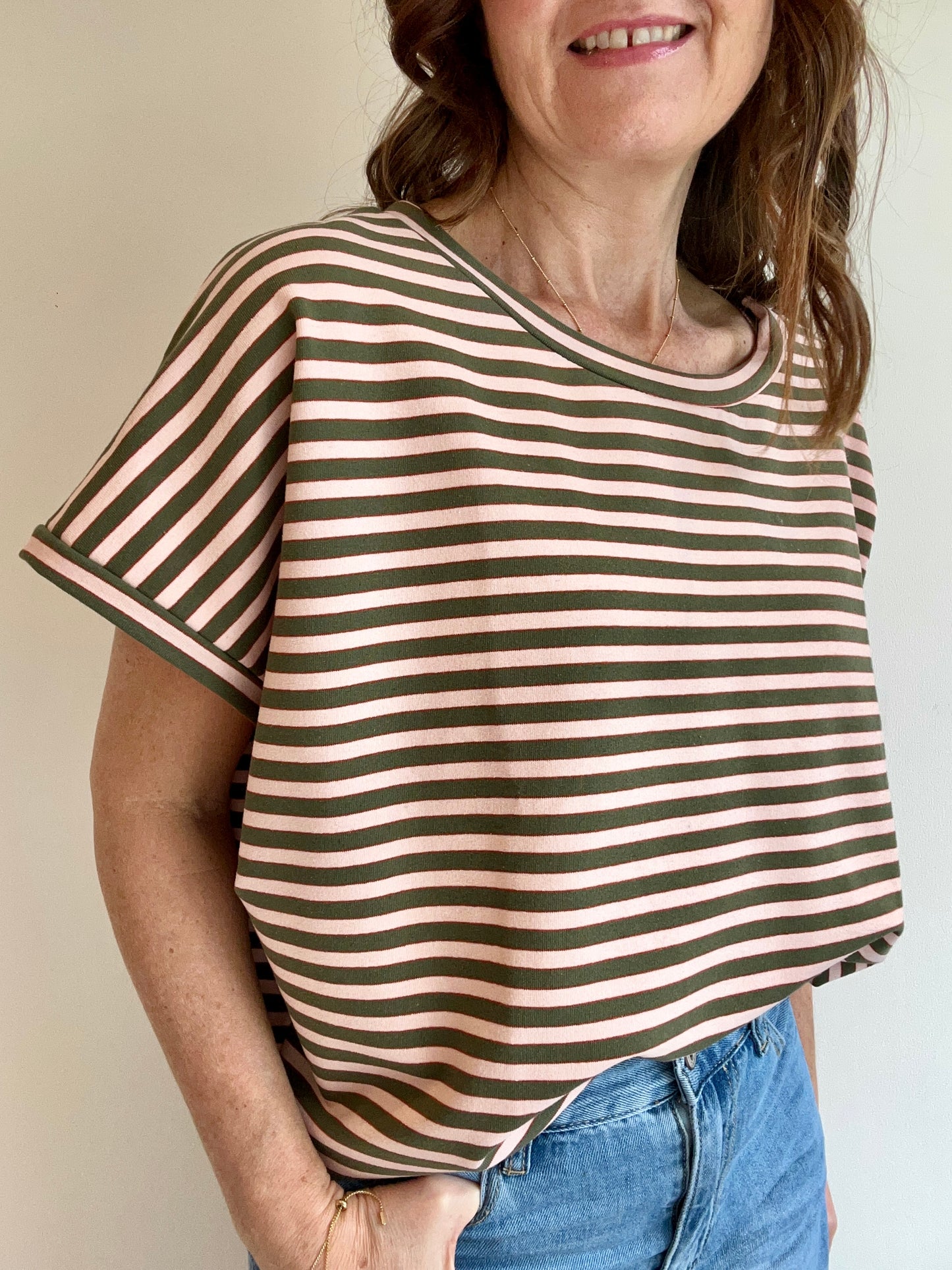 Skipper jersey striped set - Khaki