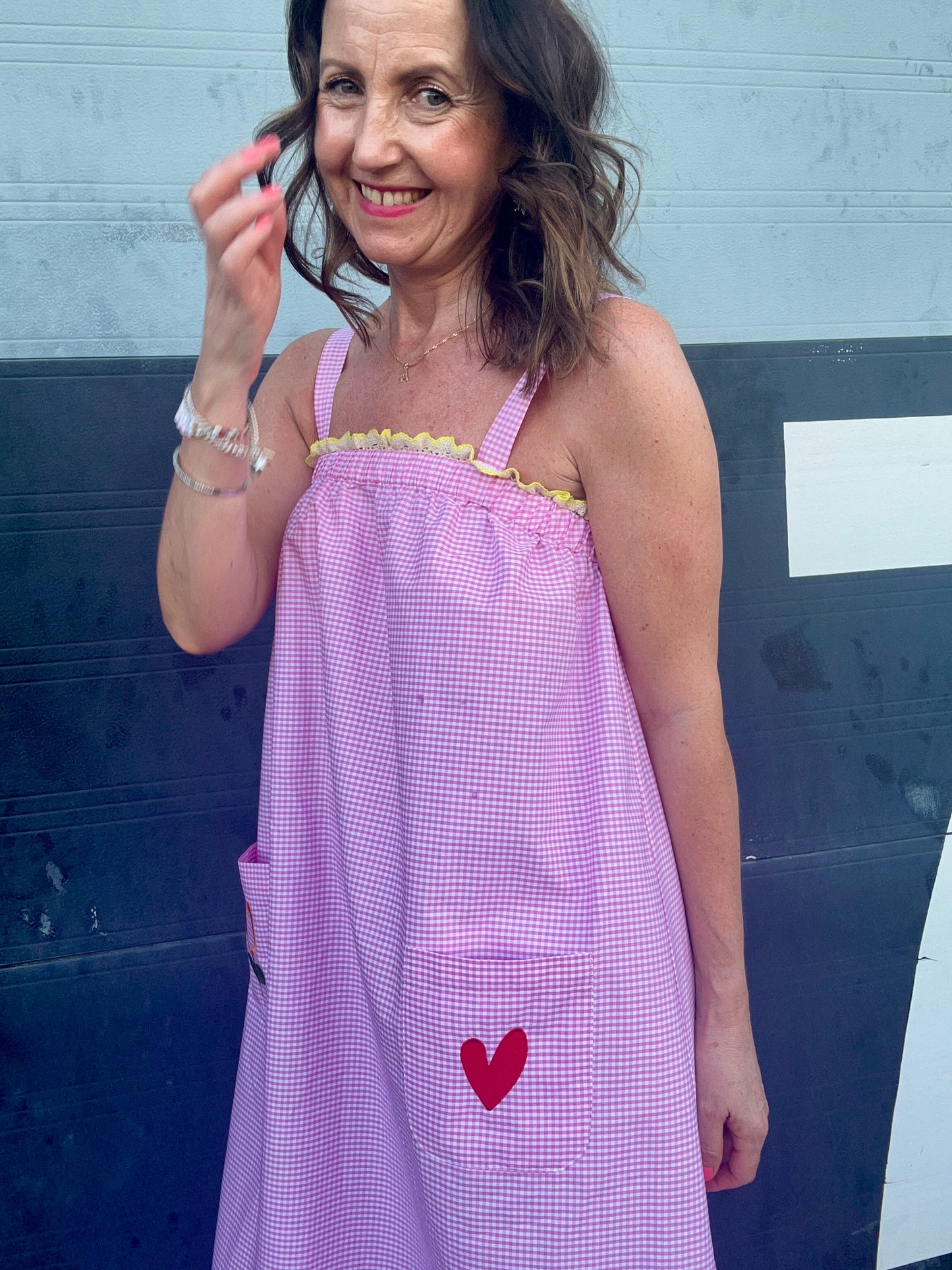 Petal sun dress -  Pink