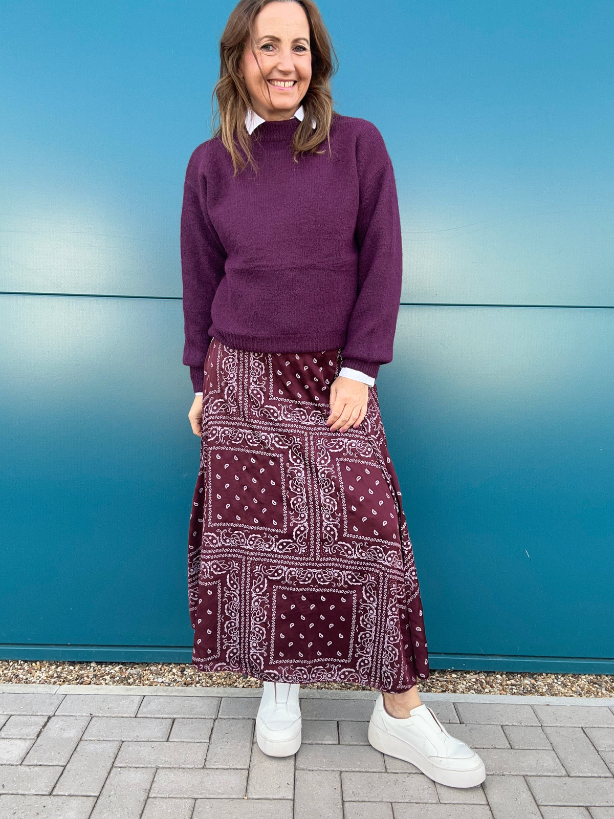 Beulah skirt - Plum