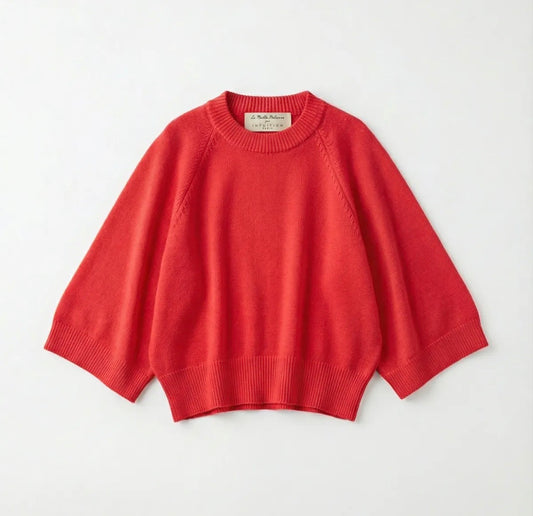 Duchess cotton sweater - Red