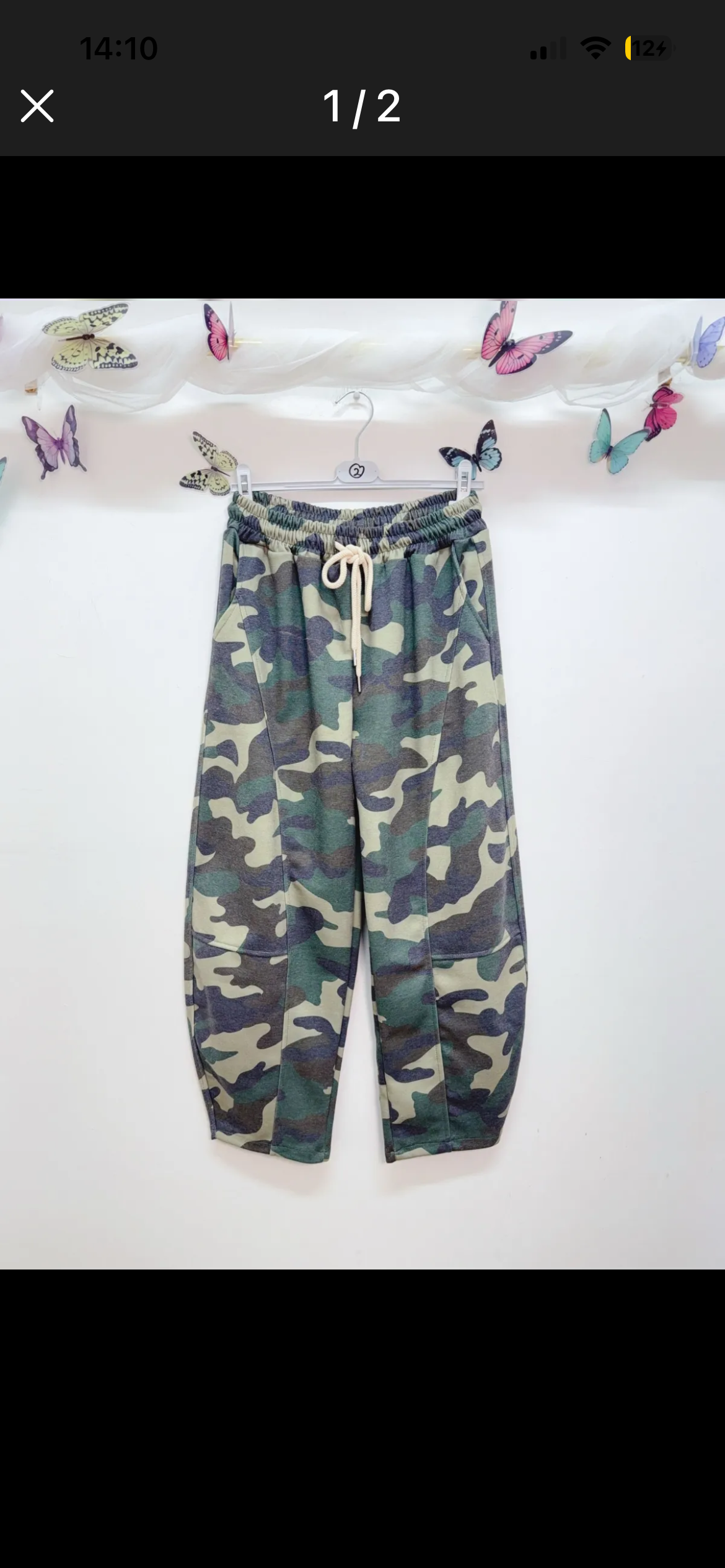 Camo barrel joggers