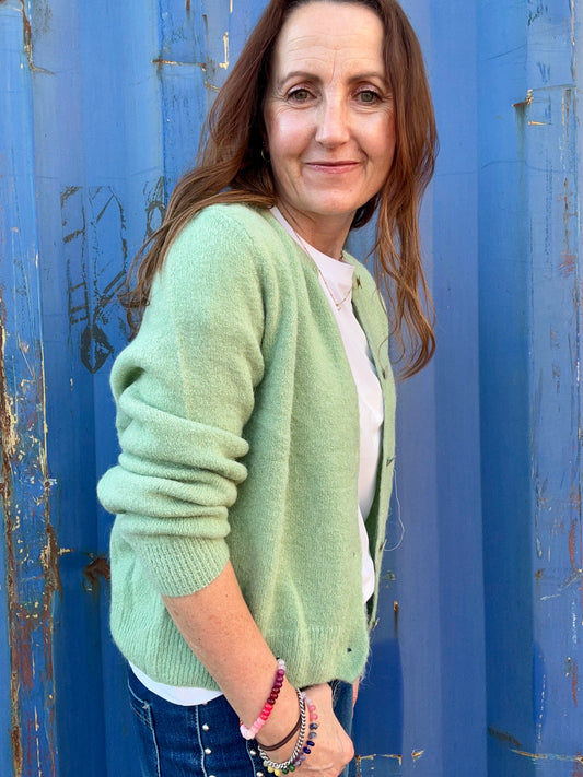 Lumi cardigan - Matcha Green