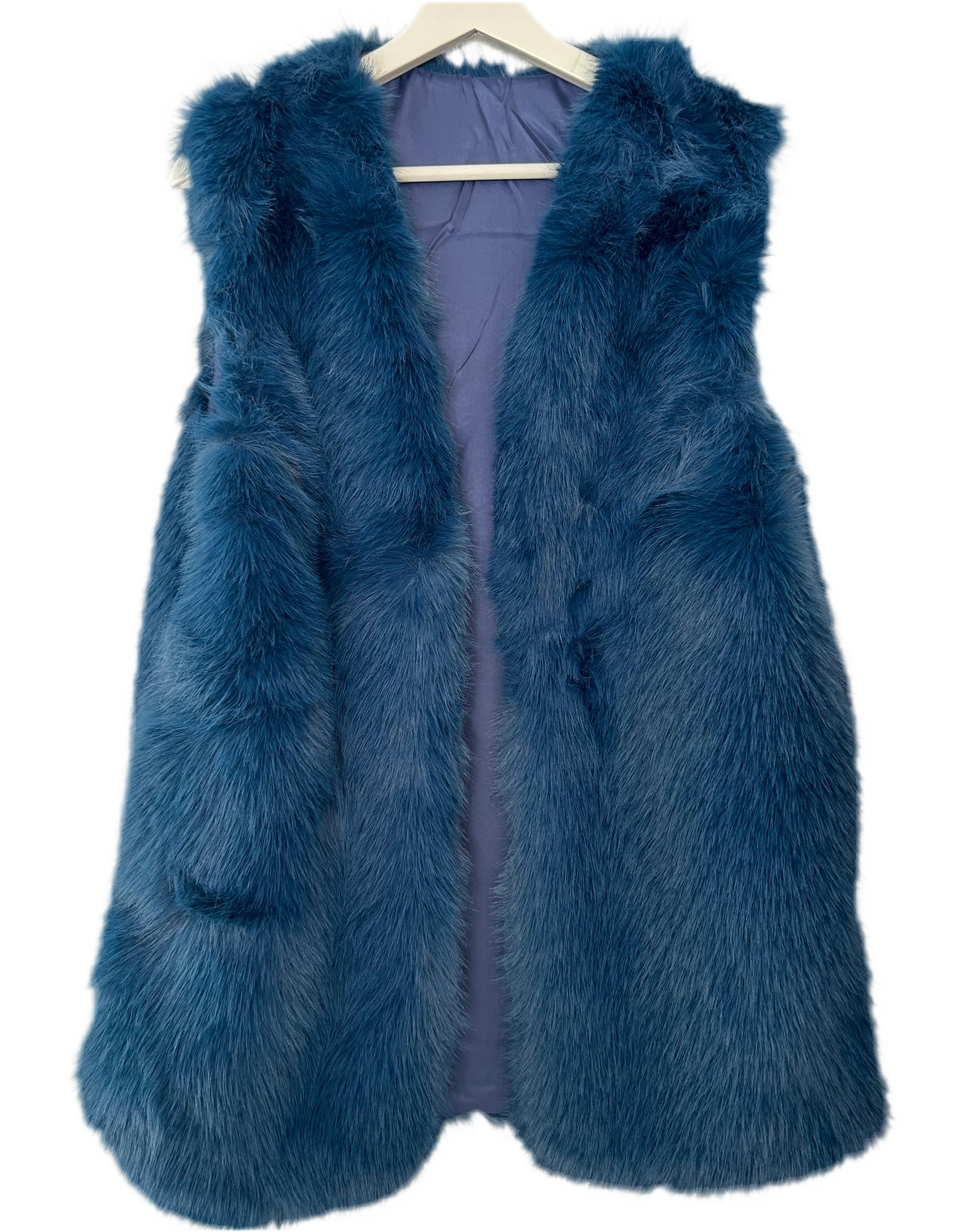 Venus faux fur gilet - Midnight