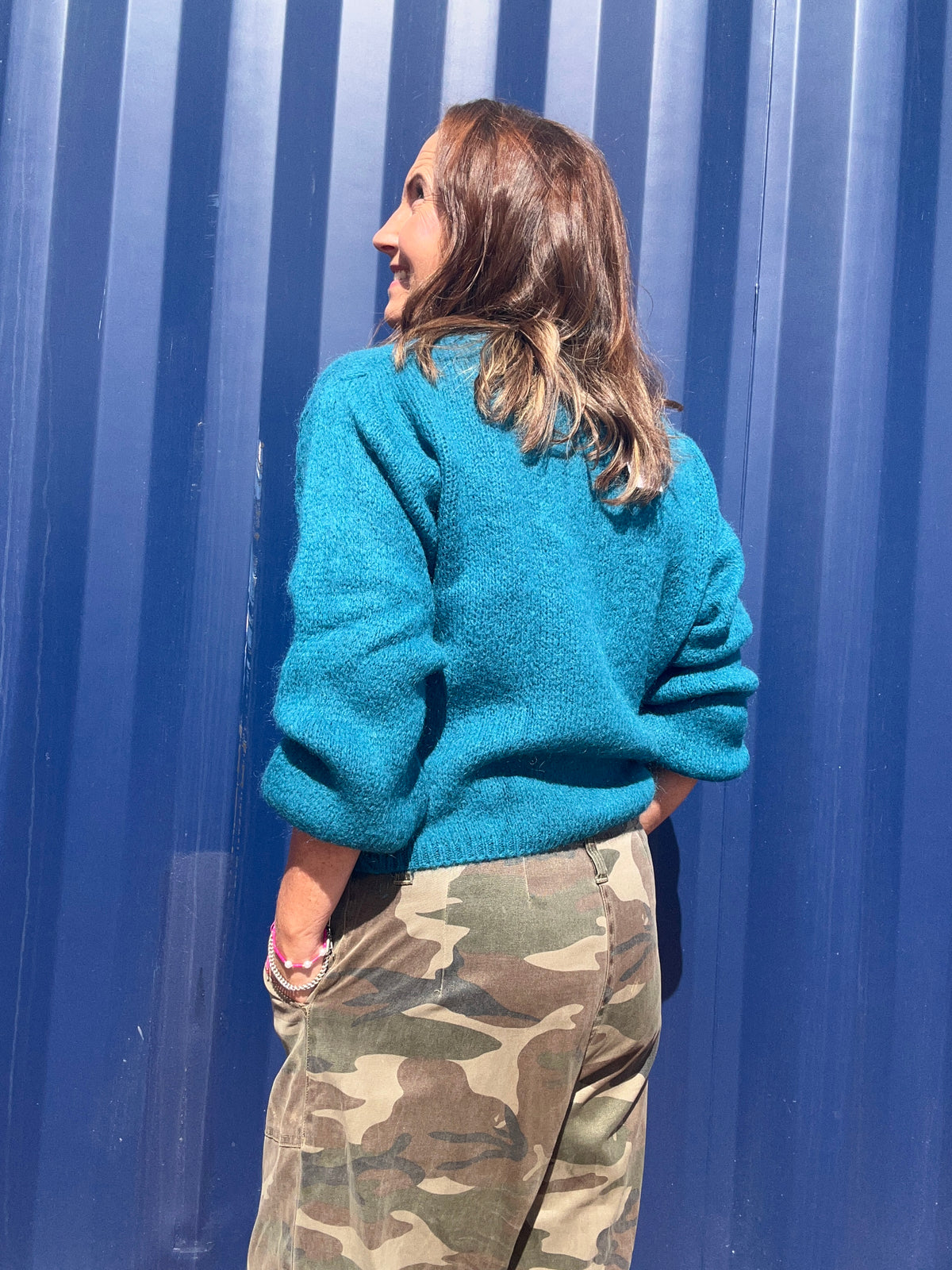Beattie cardigan - Peacock