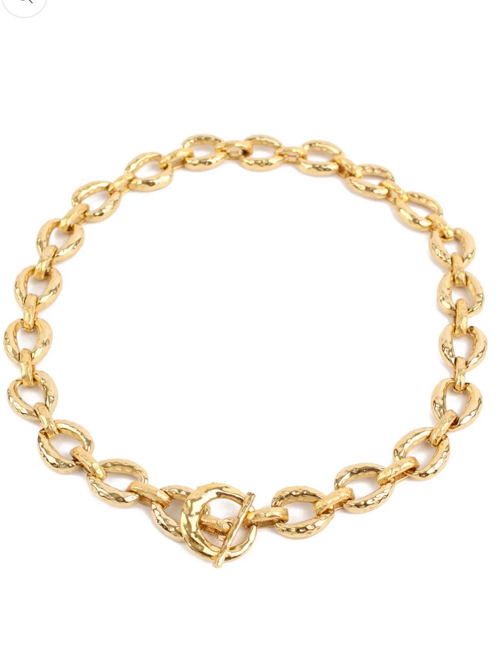 Chunky gold necklace