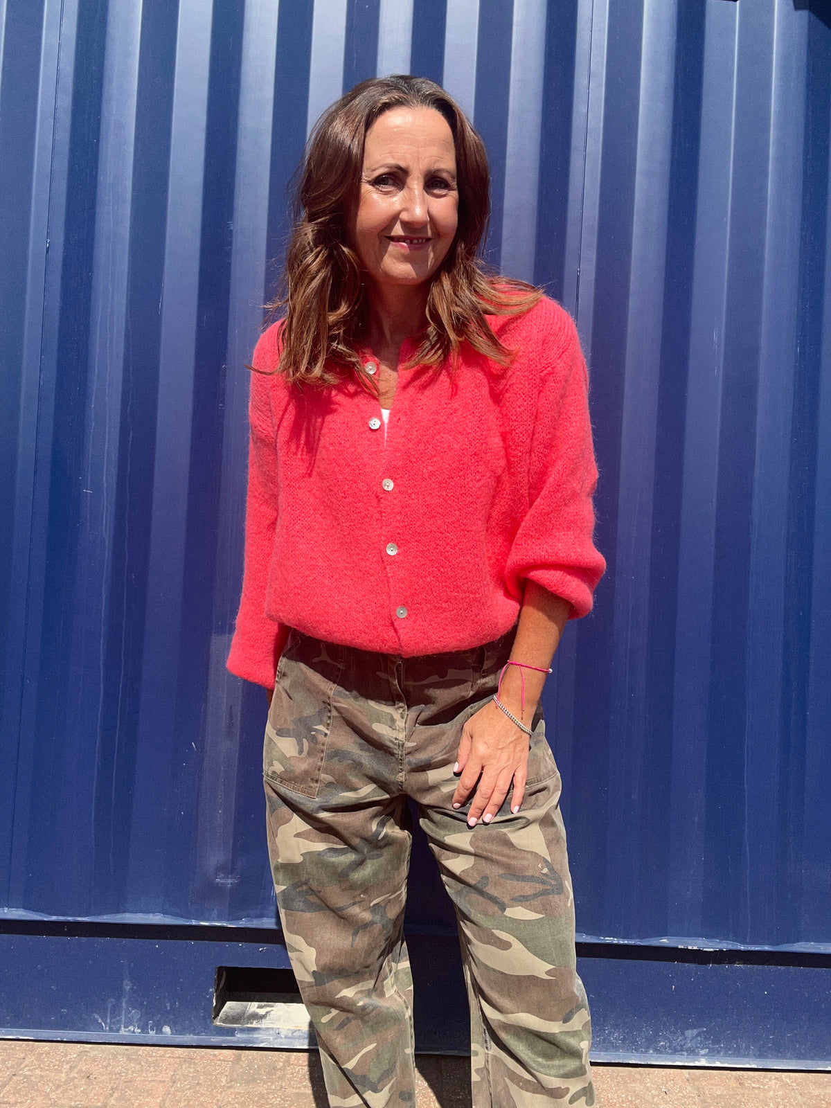 Beattie cardigan - Coral