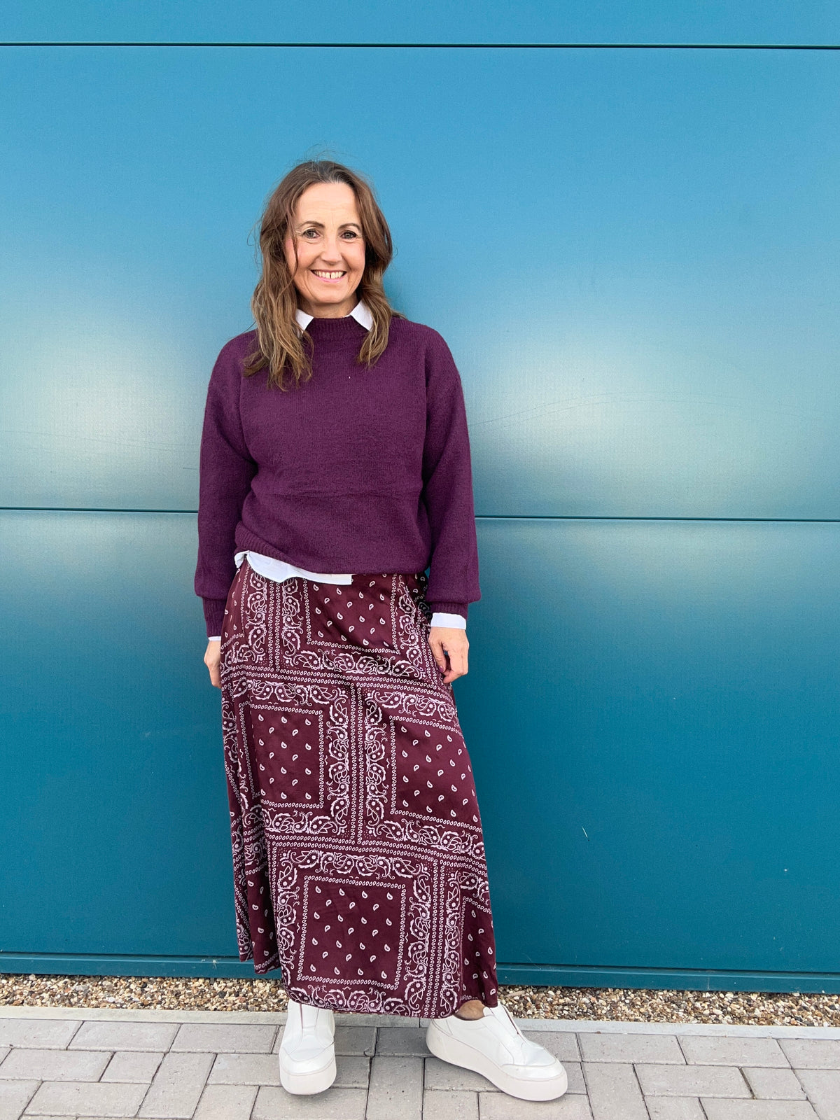 Beulah skirt - Plum