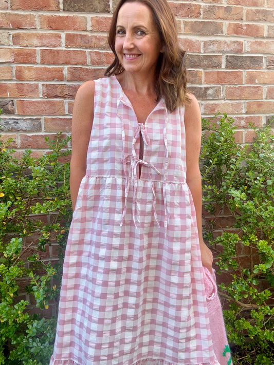 Pollyanna gingham dress