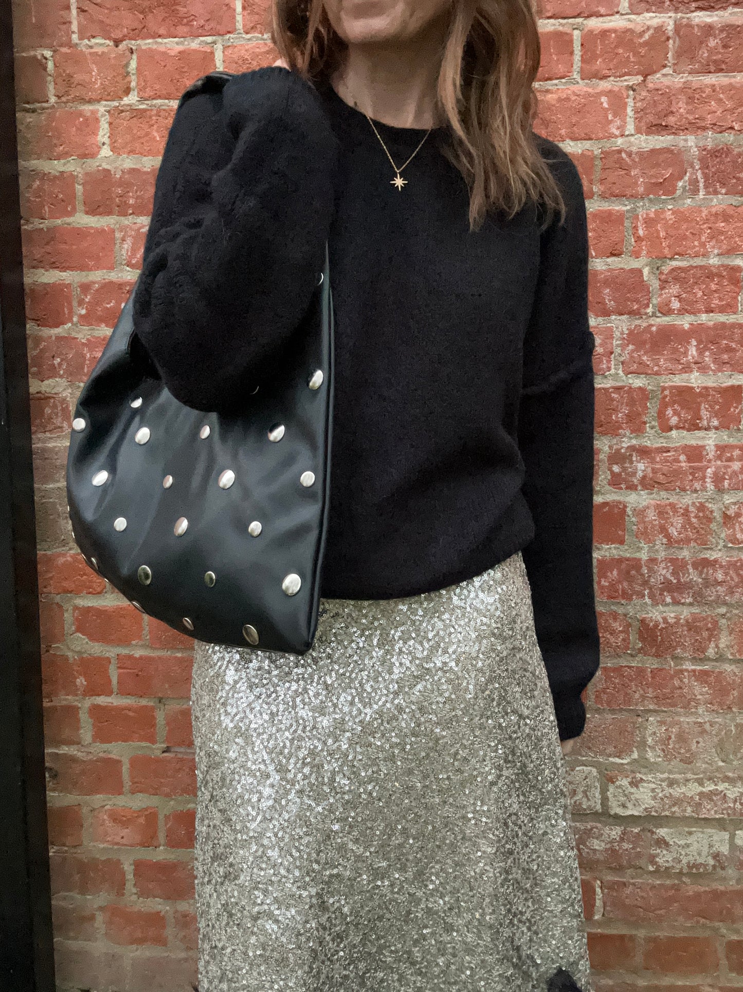 Gwen slouchy sweater - Black