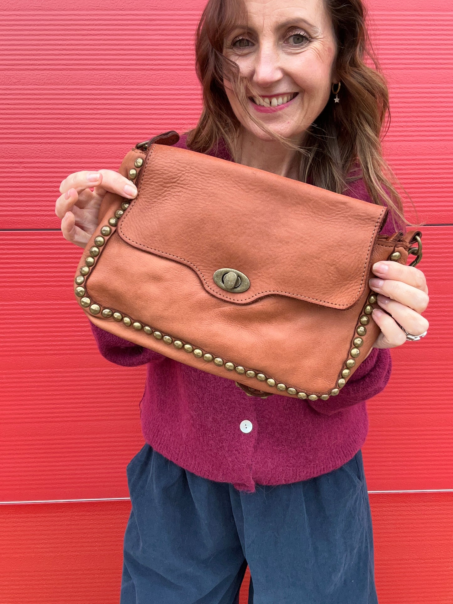 Melissa vintage leather bag - Brown