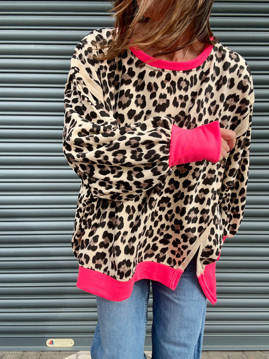 Colette leopard sweatshirt