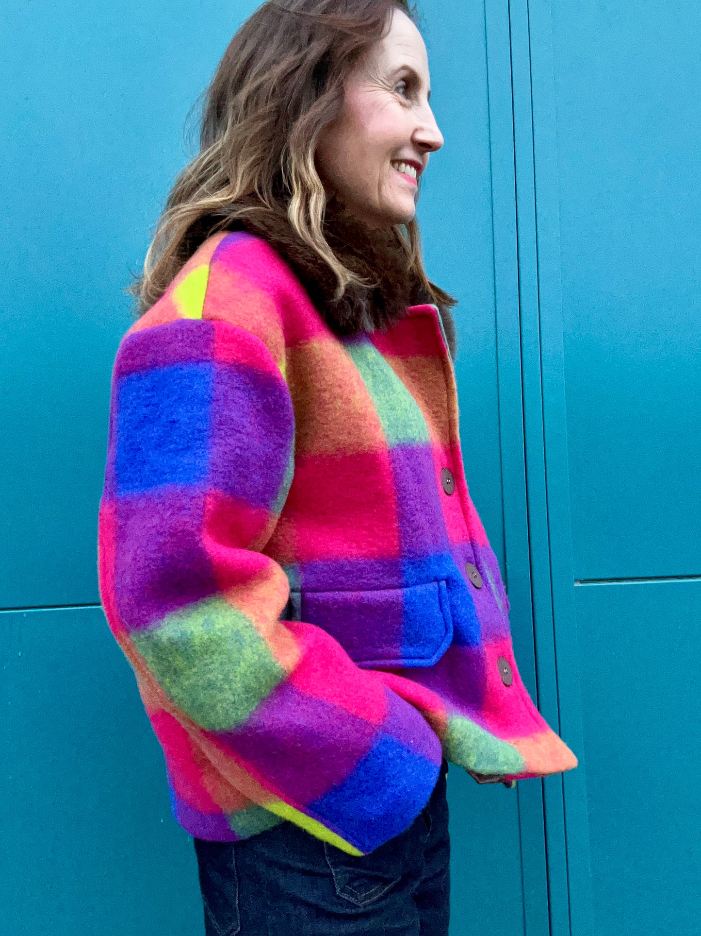 Ricci checked jacket