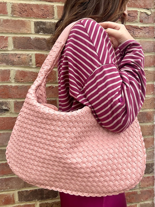 Paxton woven bag - Pink