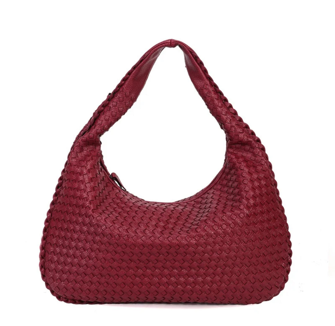 Paxton woven bag - Plum