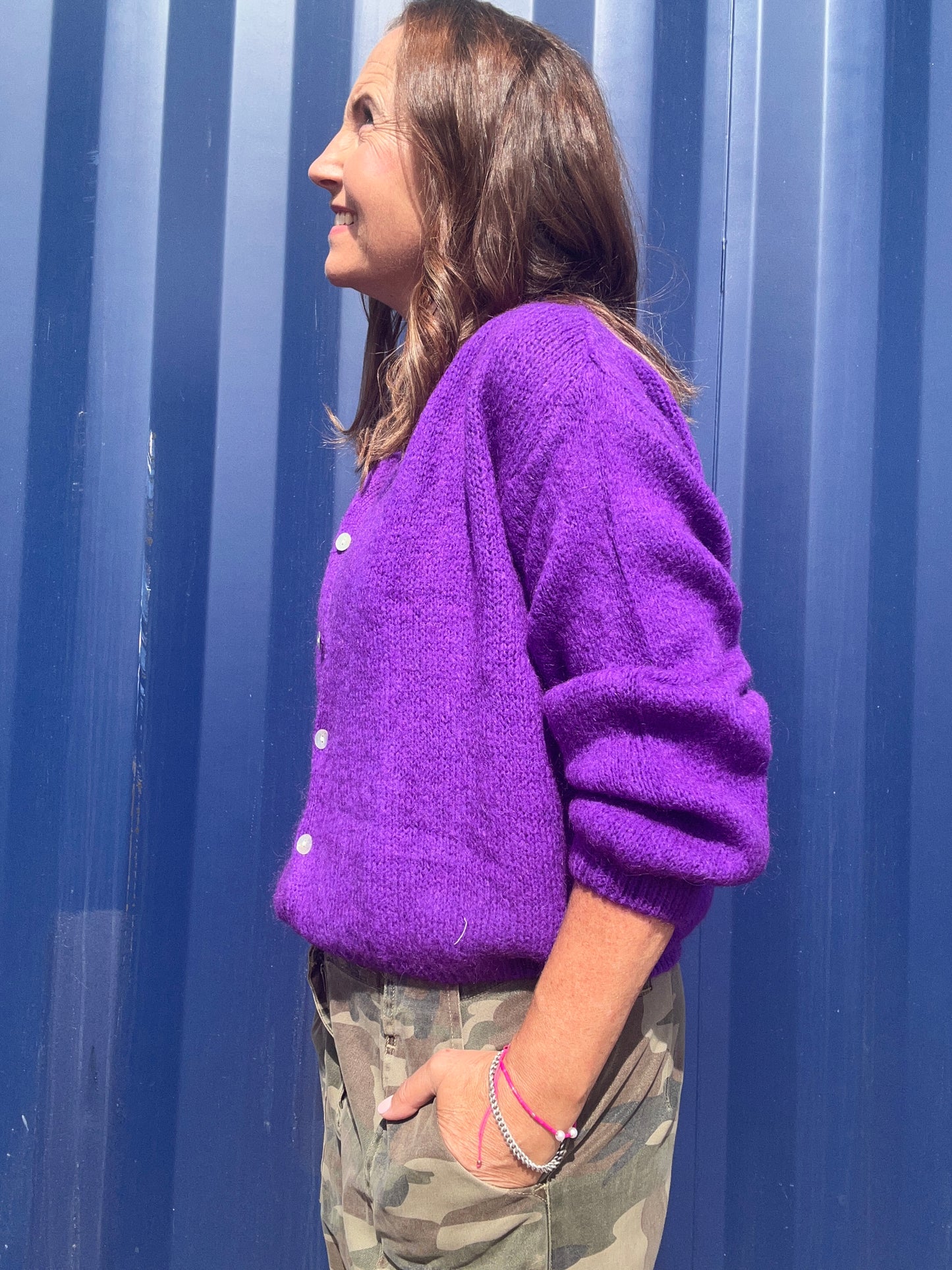 Beattie cardigan - Amethyst