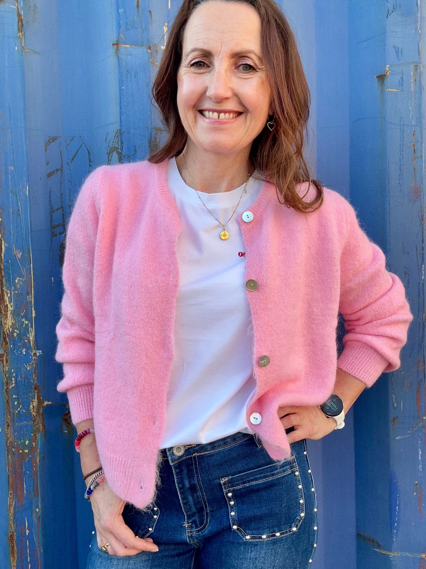 Lumi cardigan - Powder Pink
