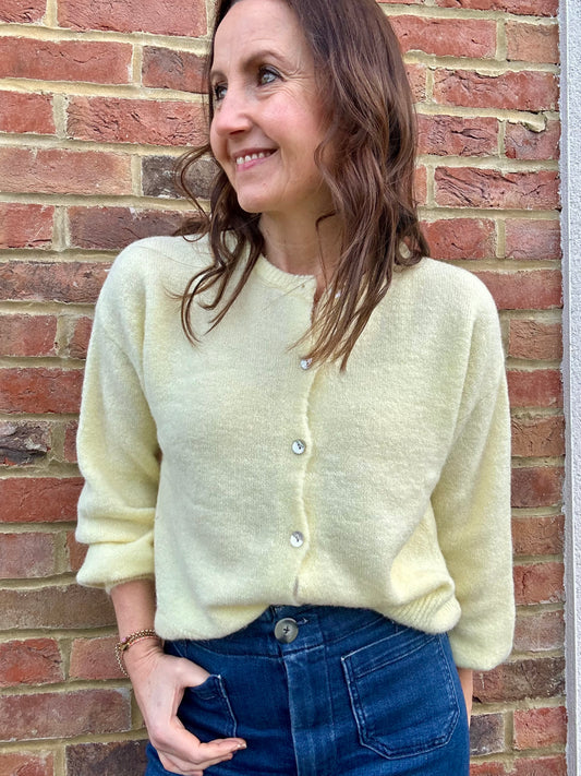 Lumi cardigan - Lemon