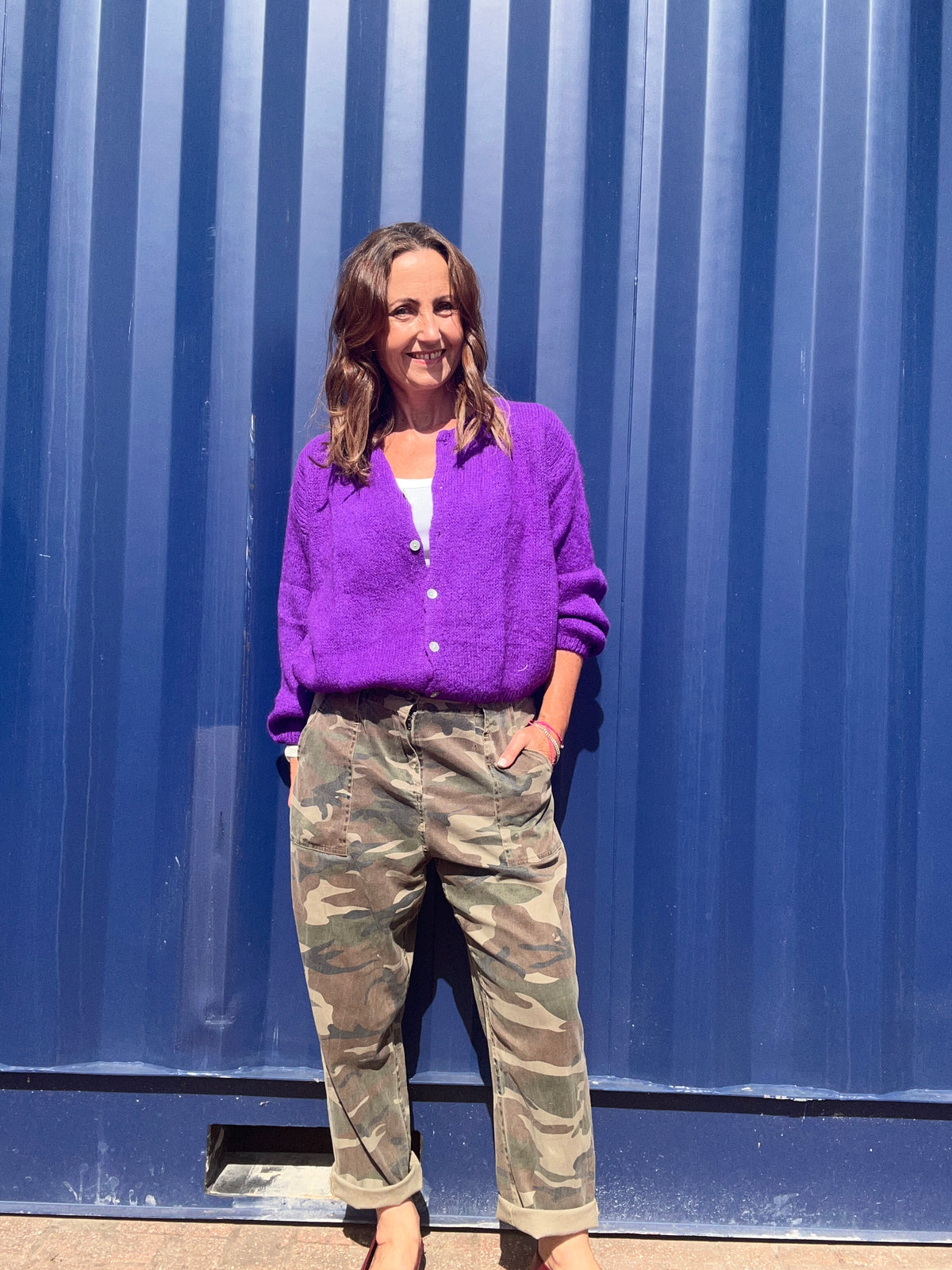 Beattie cardigan - Amethyst