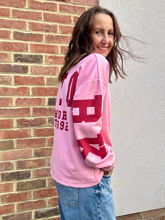 New York Sweatshirt - Pink