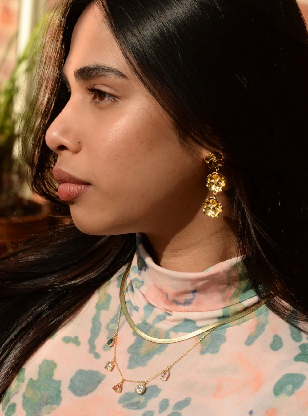 Multi gem necklace