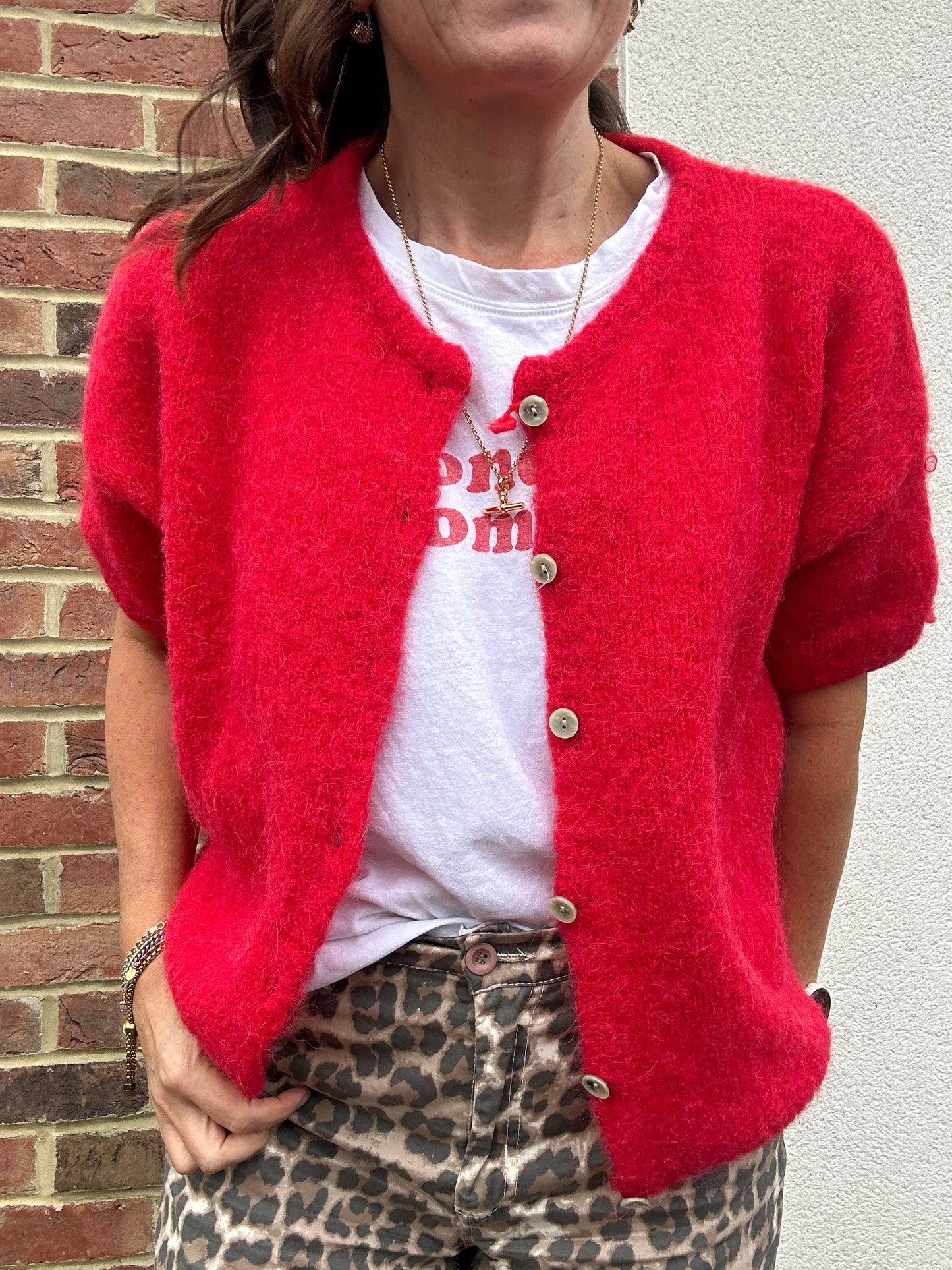 Henrietta cardigan - Red