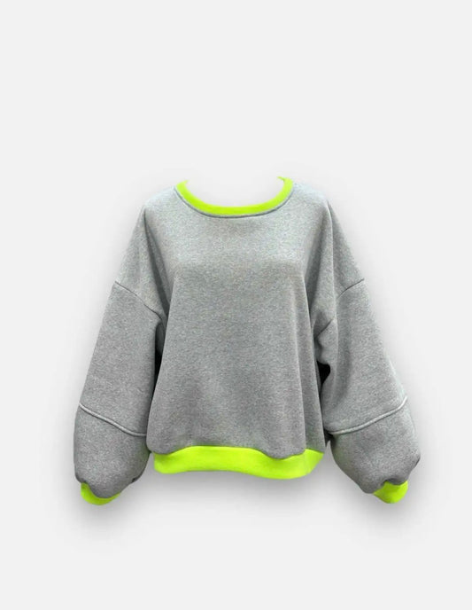 Dexter neon trim sweatshirt