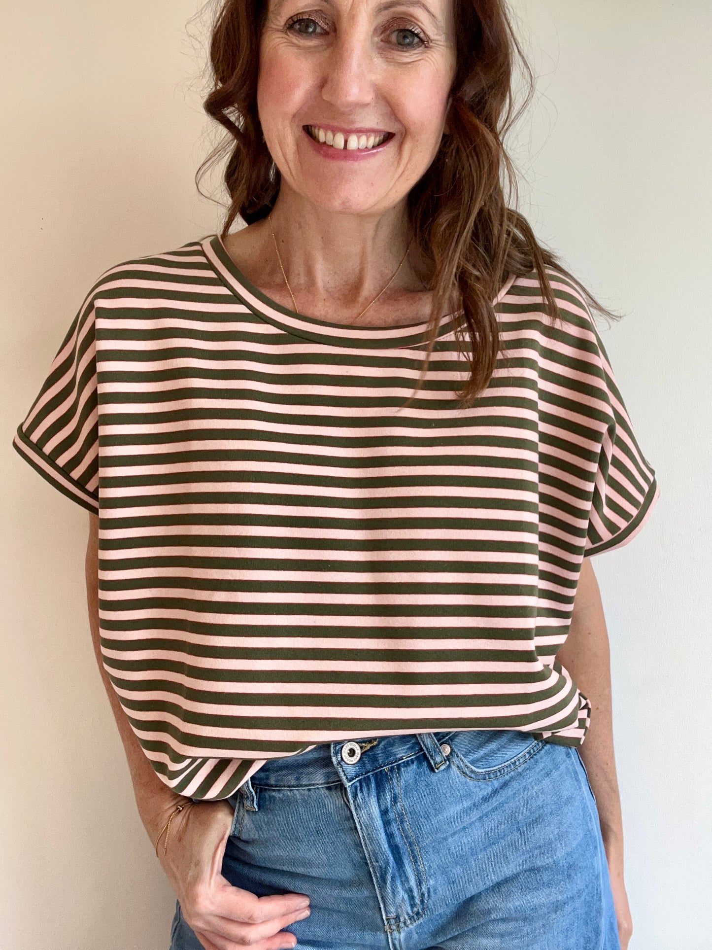 Skipper jersey striped set - Khaki