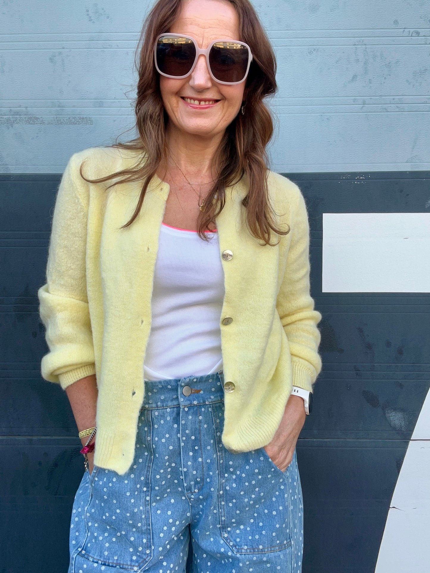 Lumi cardigan - Lemon