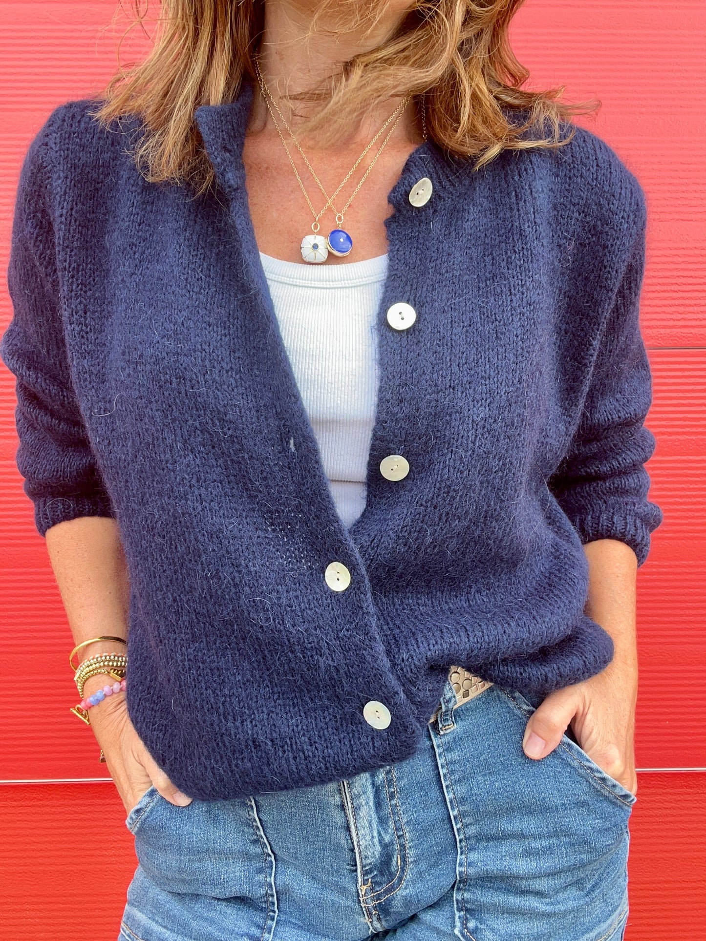 Jenni cardigan - French Navy