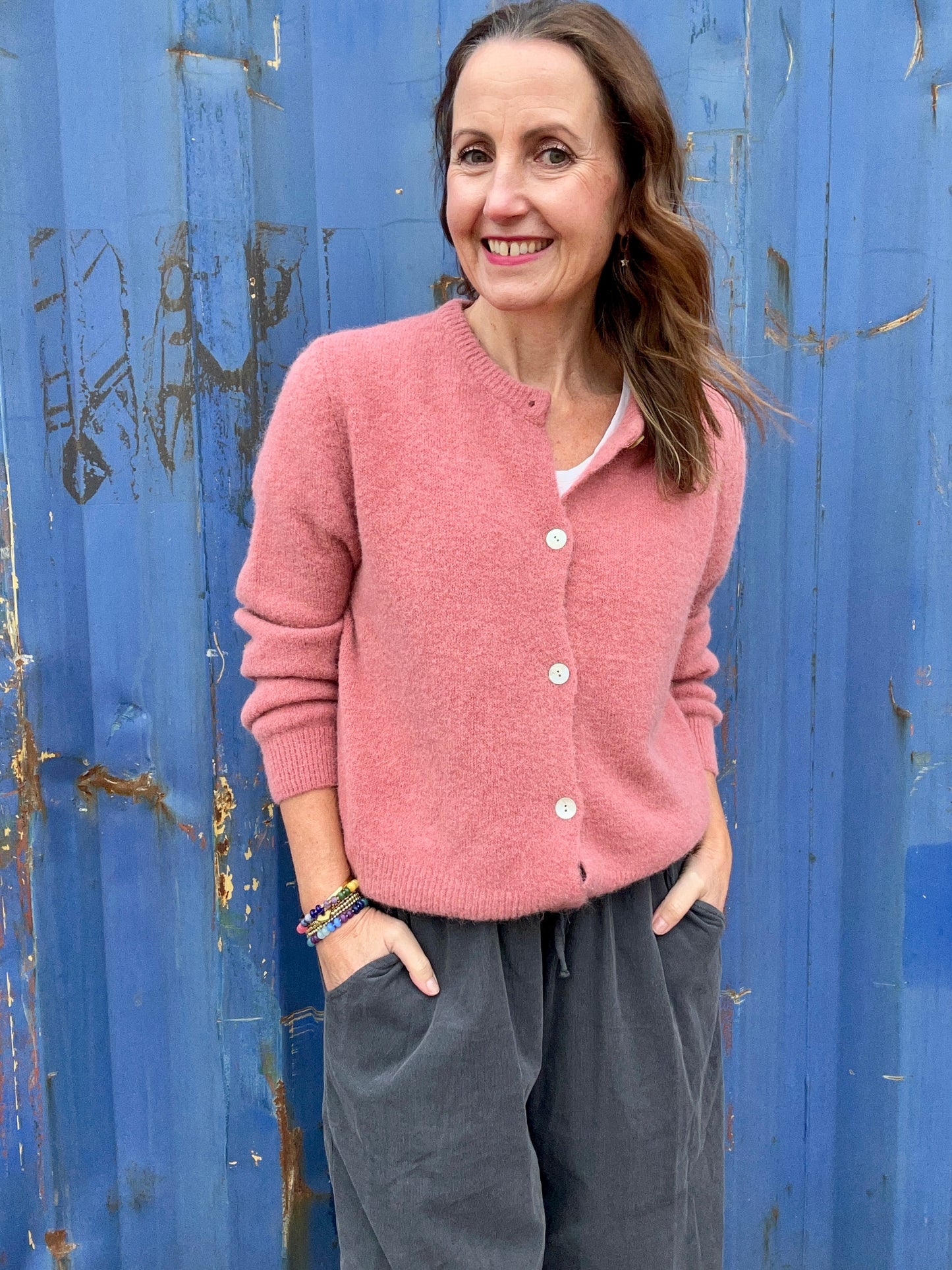 Jilly cardigan - Old Rose