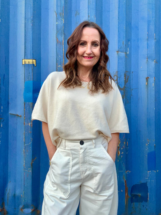 Frankie slouchy knit - Butter