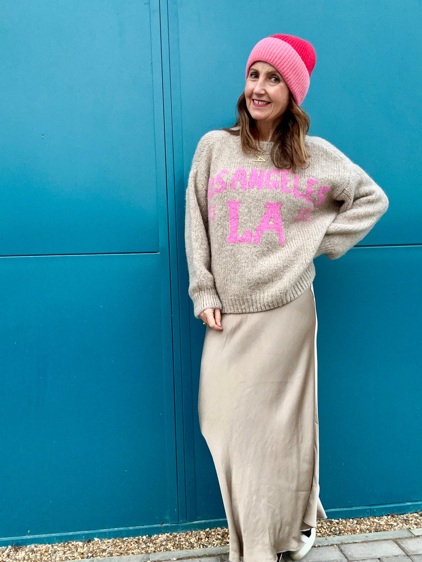 Philly satin skirt - Gold