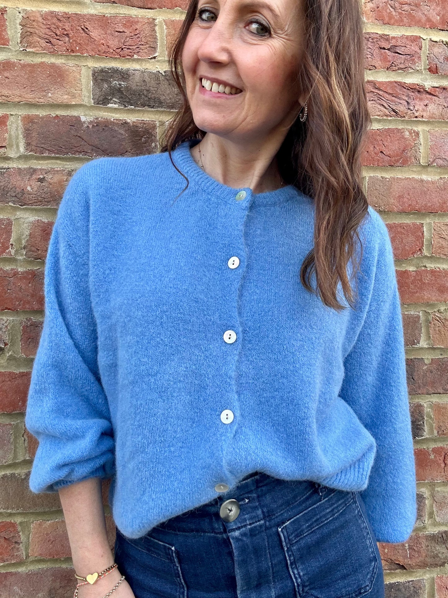 Lumi cardigan - Cornflower