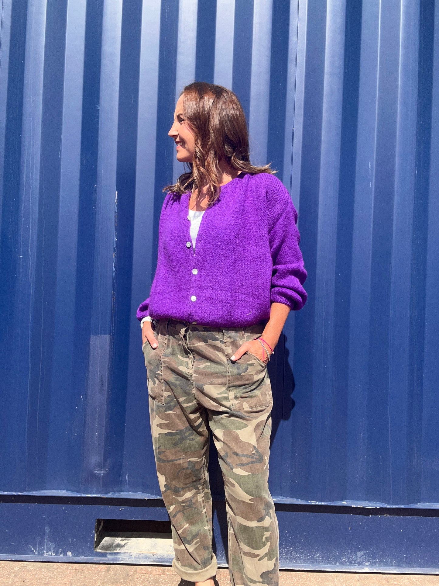 Beattie cardigan - Amethyst