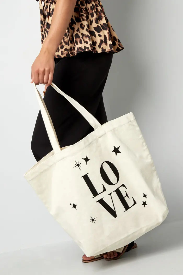 Love shopper tote bag