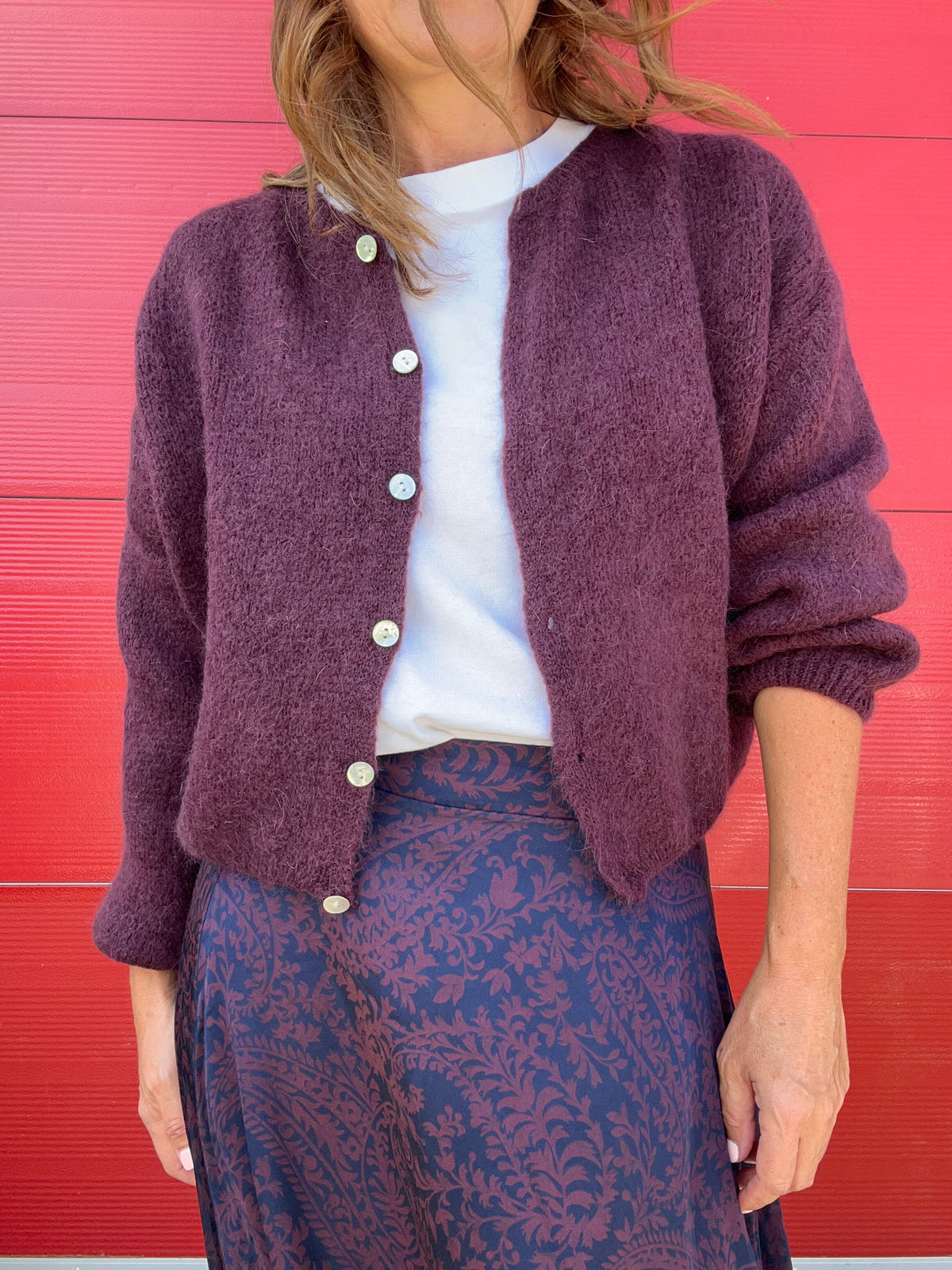 Harmony paisley skirt - Navy
