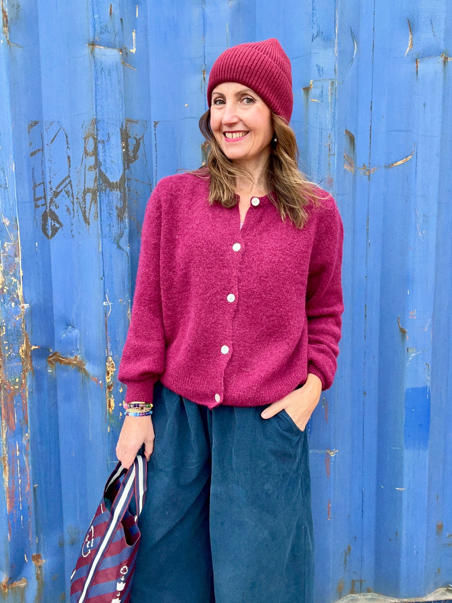 Noelle beanie - Wine