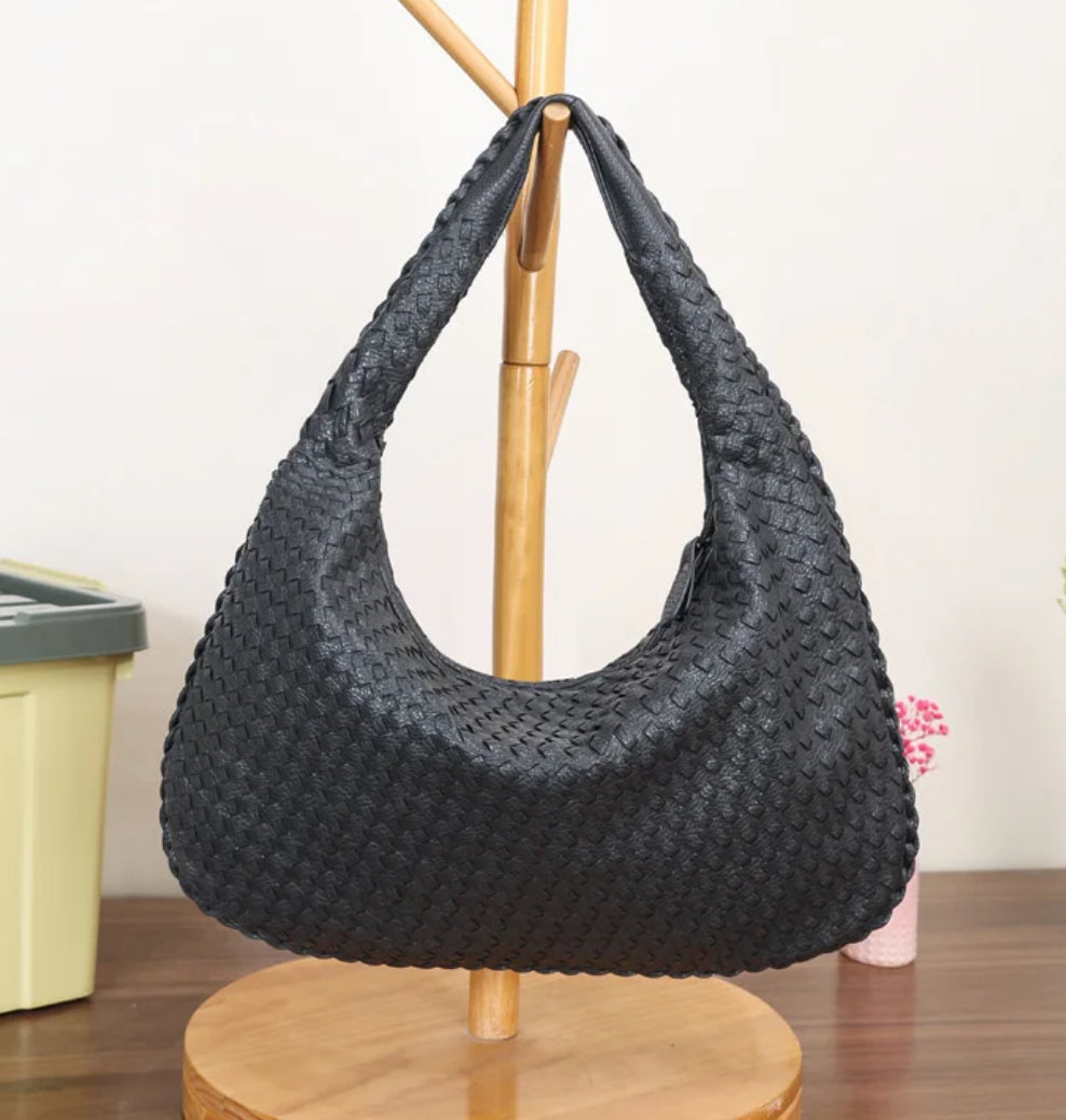 Paxton woven bag - Grey