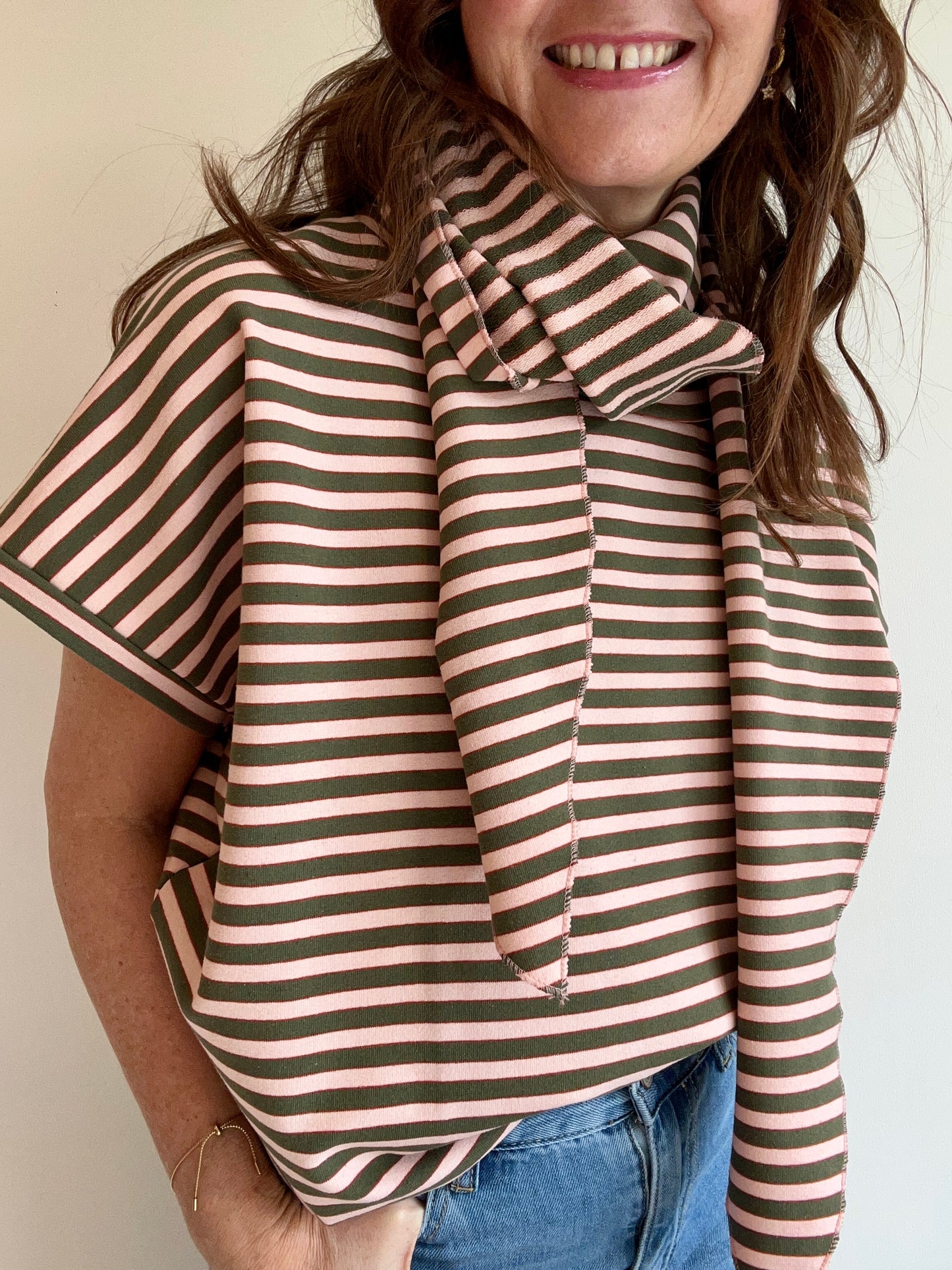 Skipper jersey striped set - Khaki