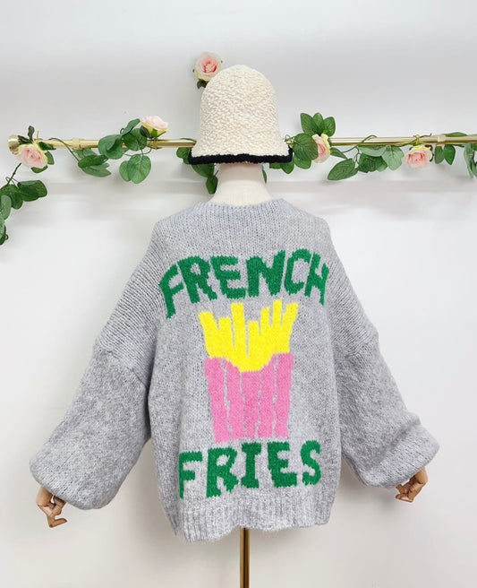 Fries before Guys cardigan - Grey