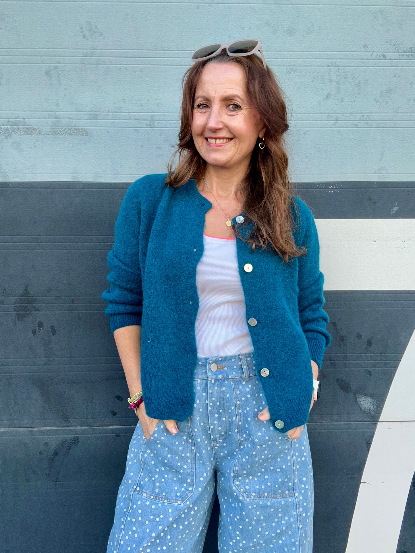 Lumi cardigan - Peacock
