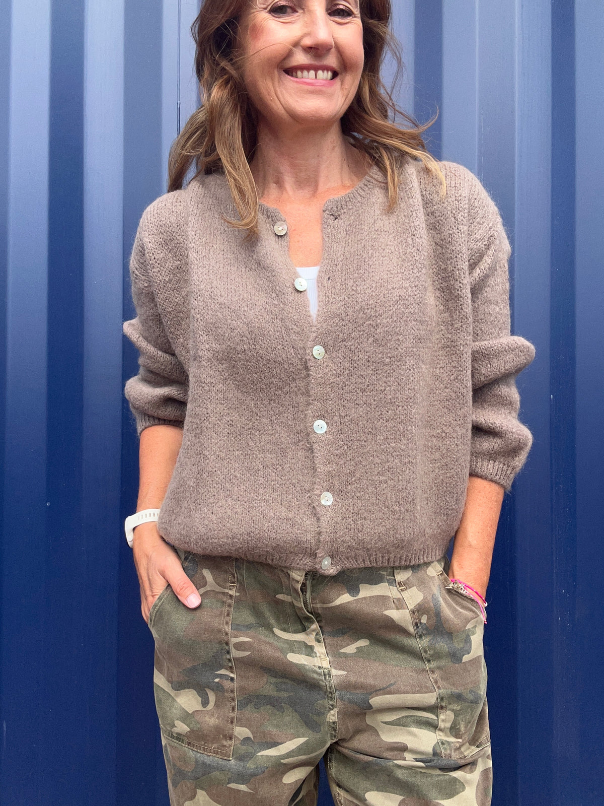 Beattie cardigan - Mink