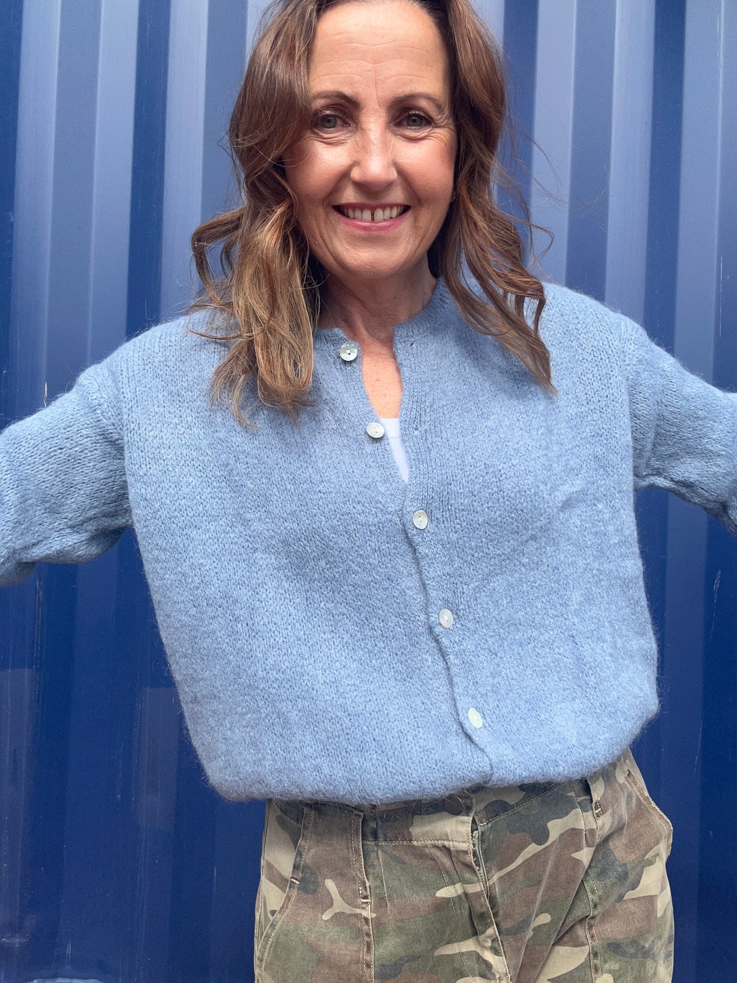Beattie cardigan - Denim
