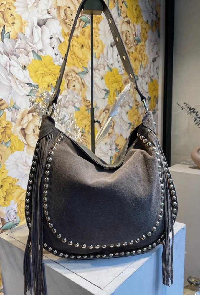 Maeve suede bag -  Taupe