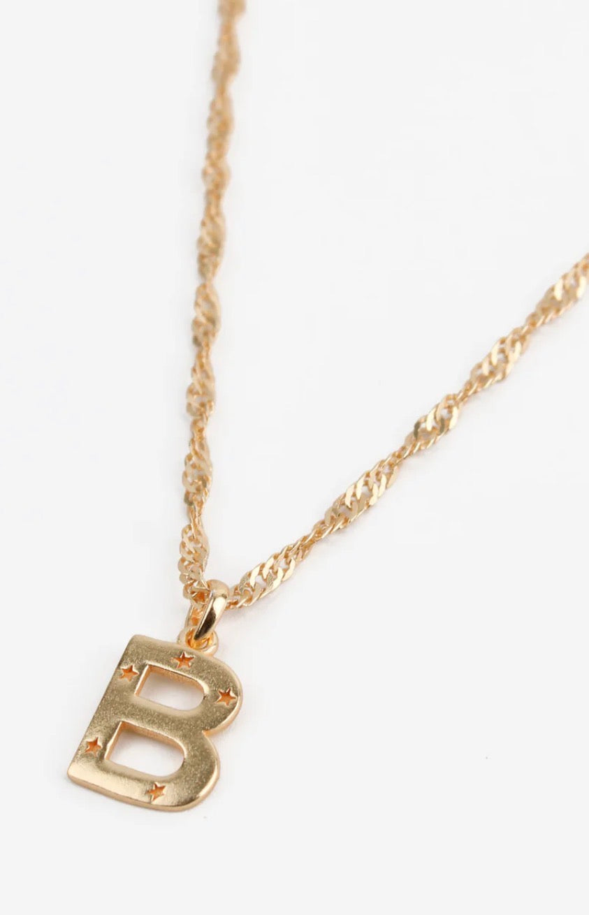 Starry Letter necklace