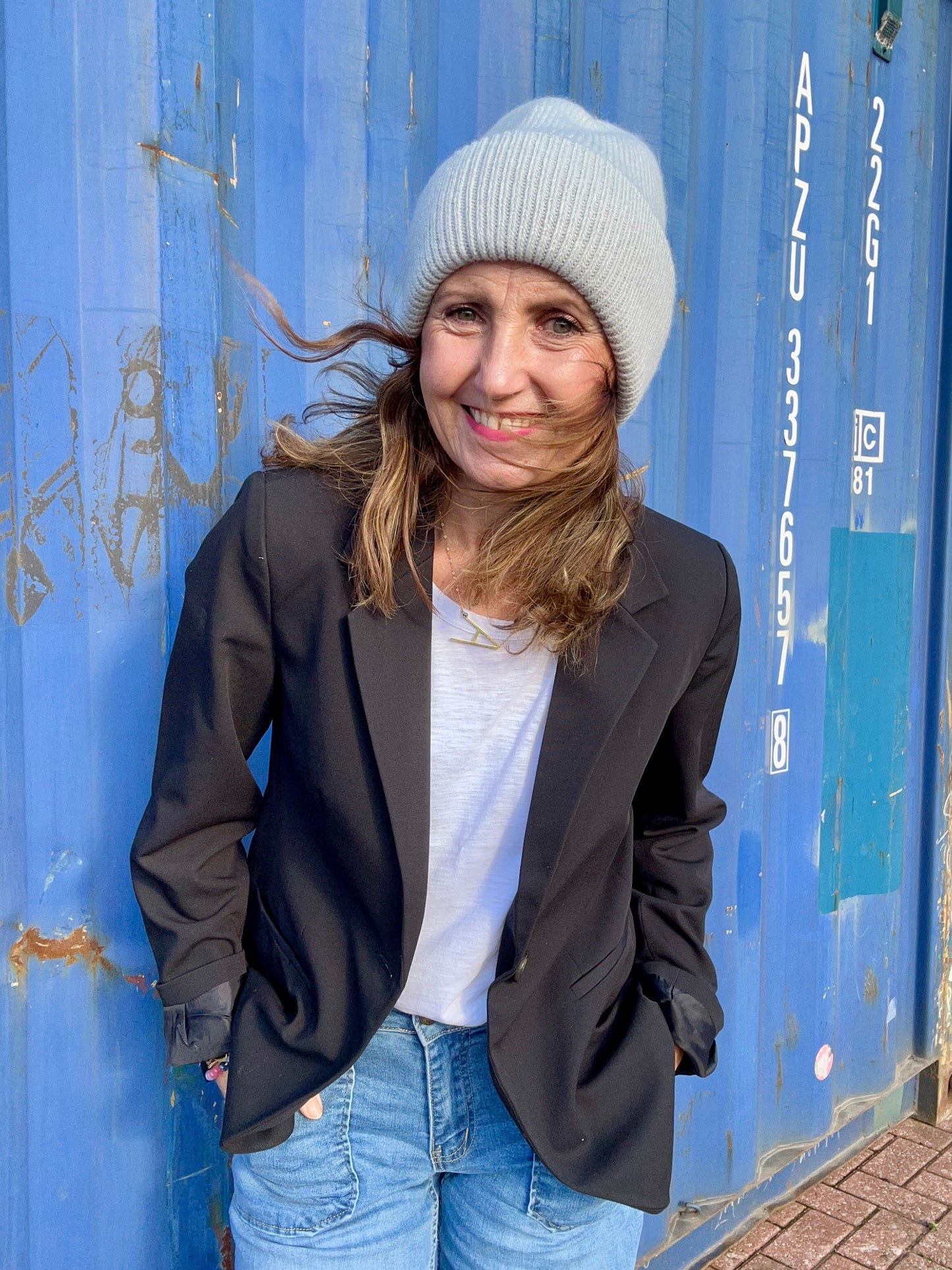 Poppy soft beanie - Grey