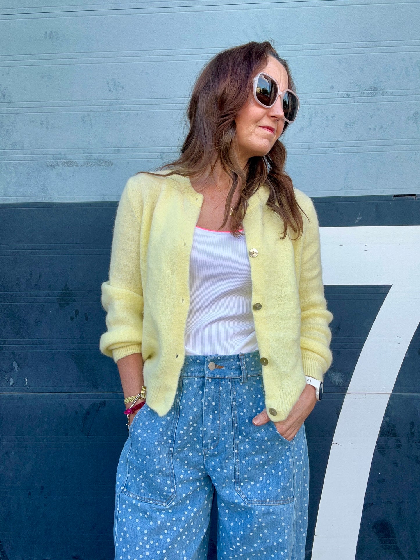 Lumi cardigan - Lemon